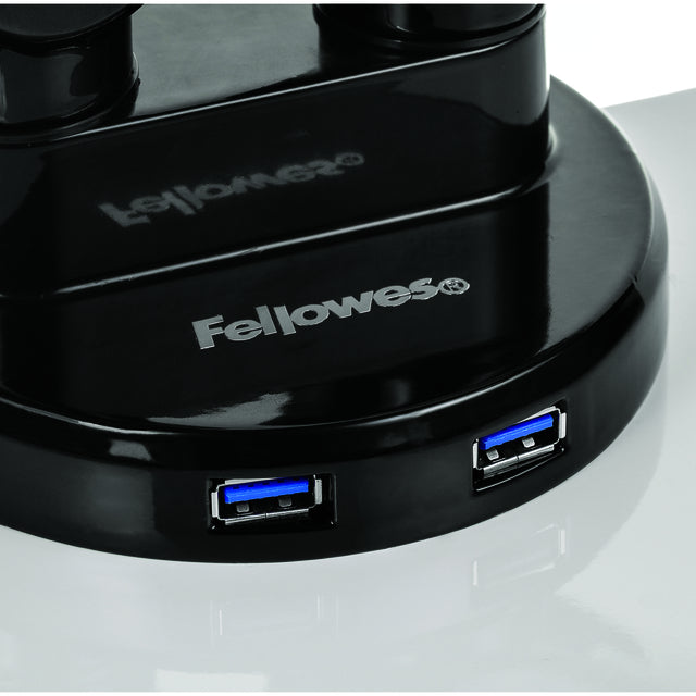 Monitorarm Fellowes Platinum Series driedubbel horizontaal