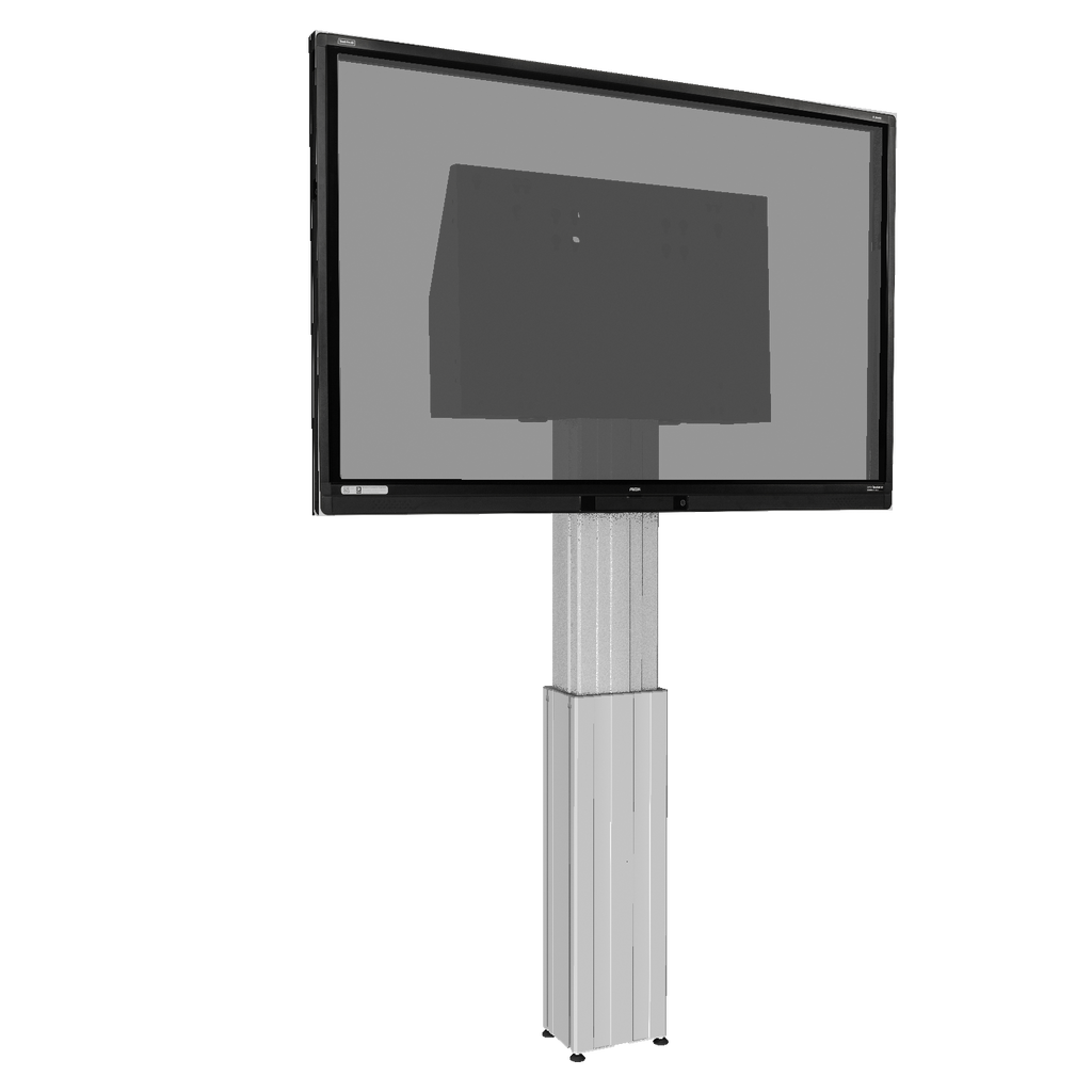Elektrisch hoogte verstelbaar TV standaard 95-145 cm voor 42 tot 70 inch schermen voor wandmontage