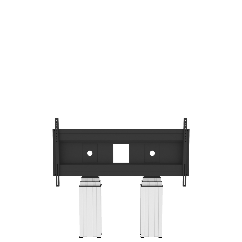 Elektrisch in hoogte verstelbare heavy duty XL monitor muurbeugel met 70 cm slag