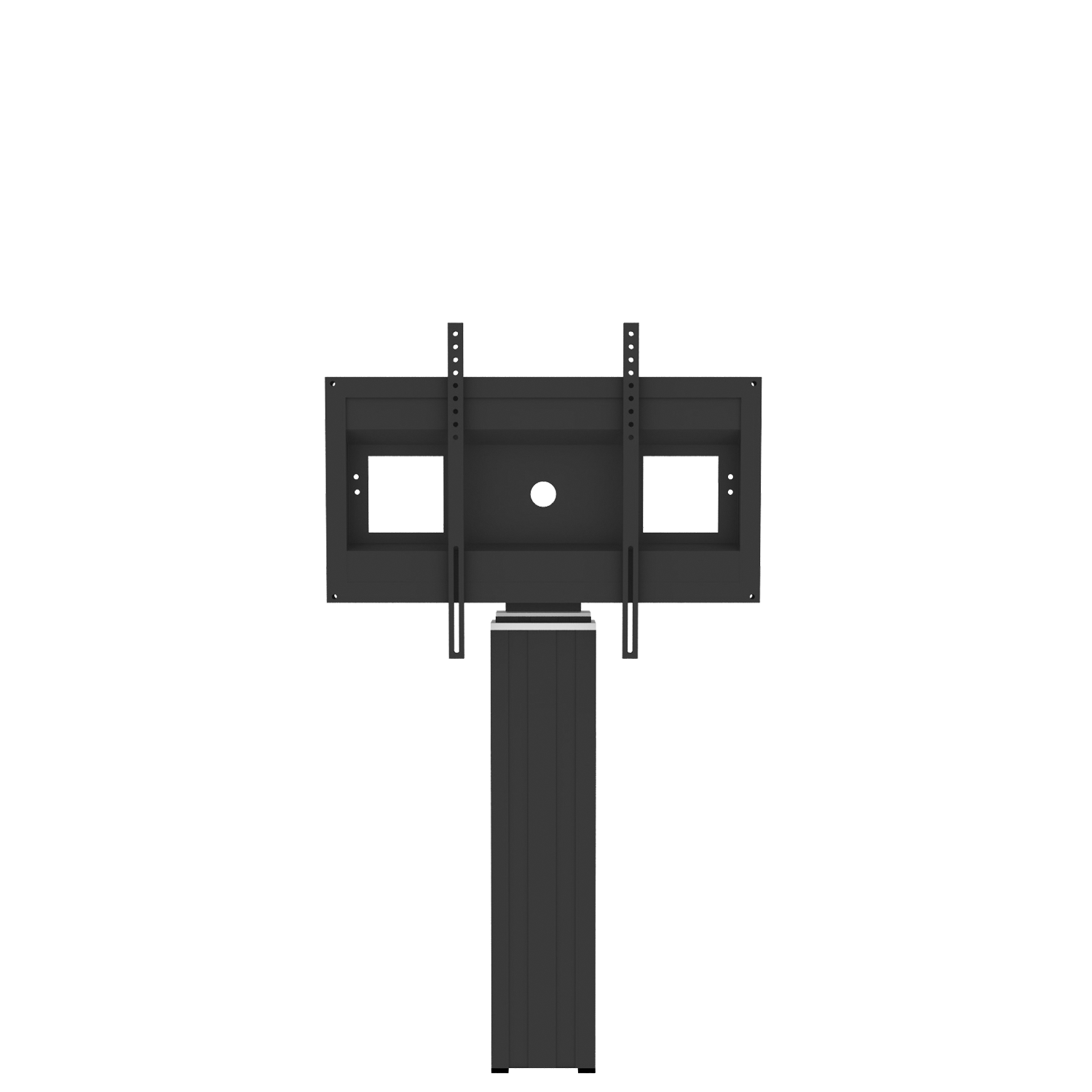 Elektrisch in hoogte verstelbare monitor muurbeugel, 50 cm slag