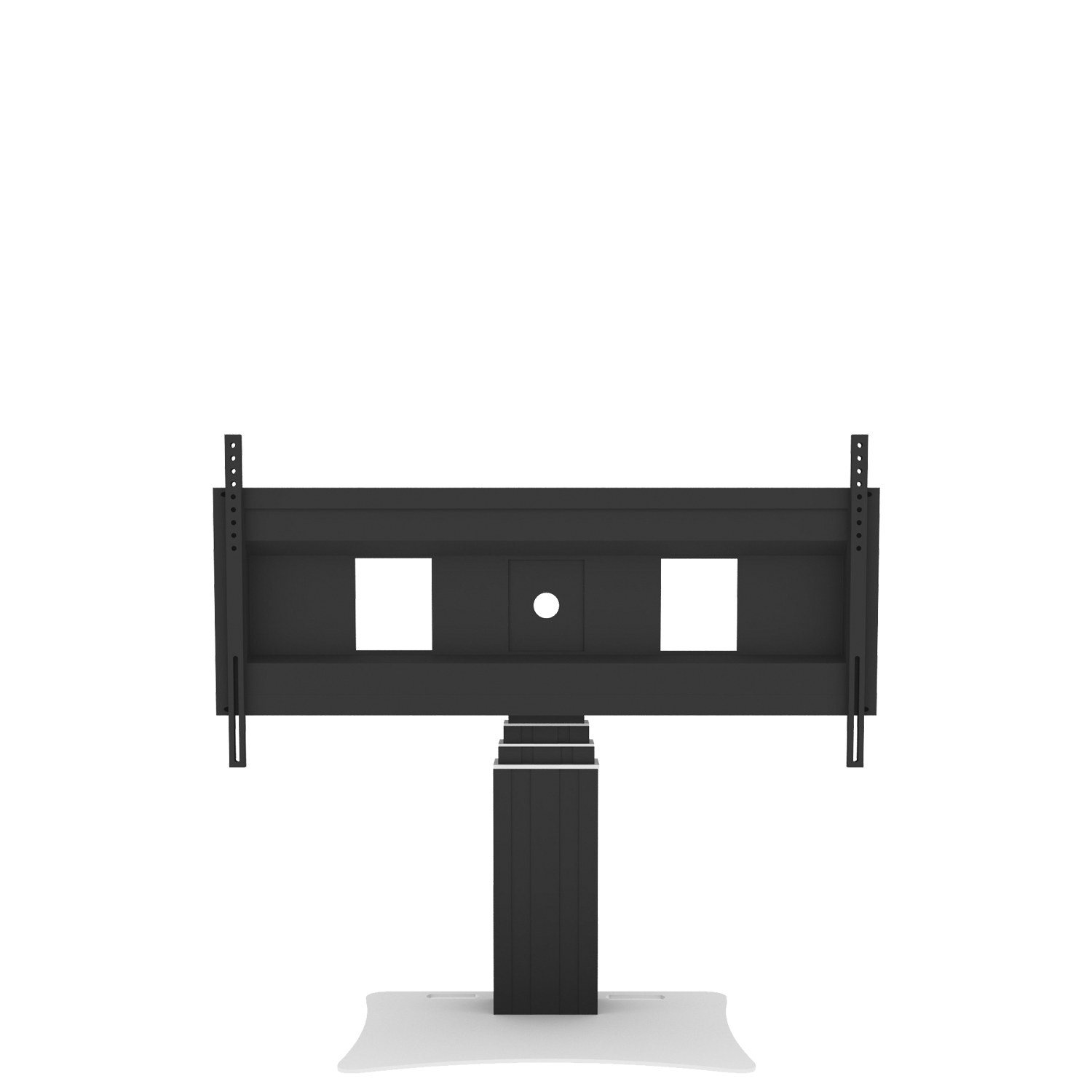 Elektrisch in hoogte verstelbare XL monitorstandaard, 70 cm slag