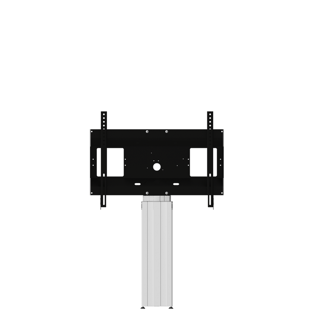 Elektrisch in hoogte verstelbare monitor muurbeugel met 50 cm slag
