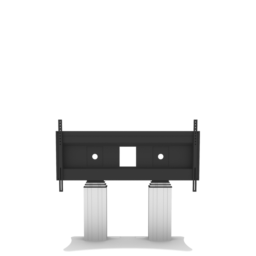 Elektrisch in hoogte verstelbare heavy duty XL monitorstandaard met 70 cm slag
