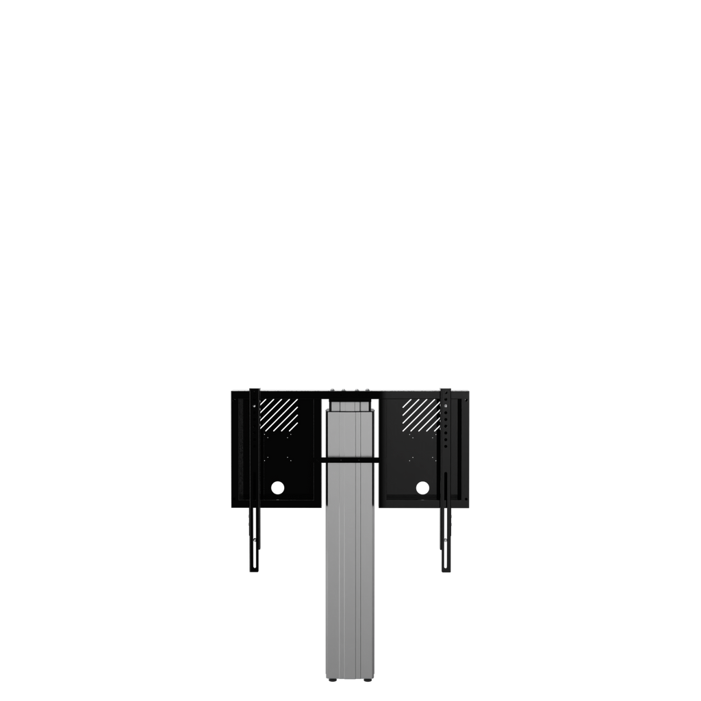 Elektrisch in hoogte verstelbare TV en monitor muurbeugel, Lite serie met 70 cm slag