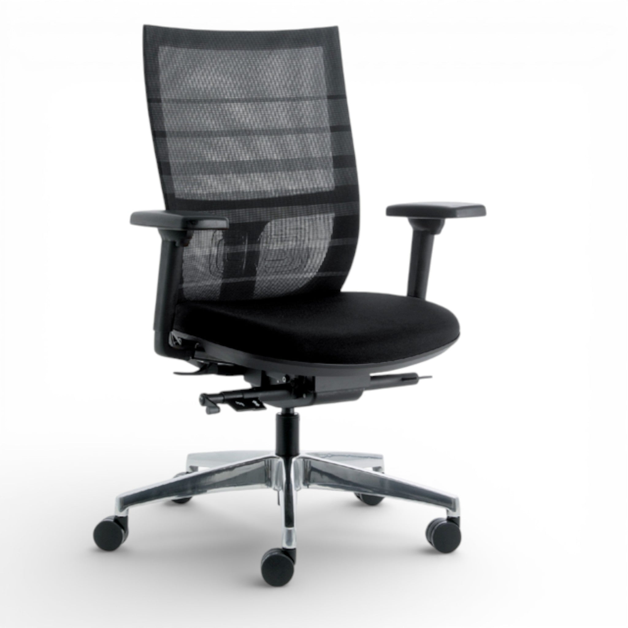 Bureaustoel Euroseats Curve Deluxe zwart