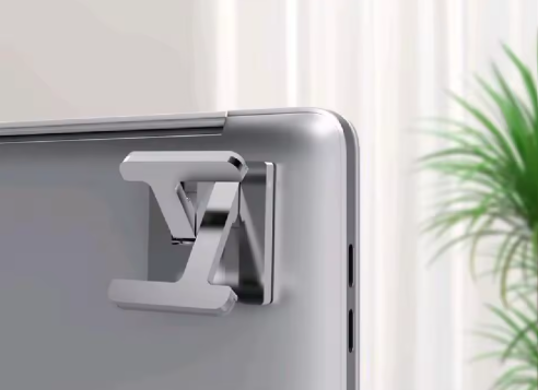 Compacte Laptopstandaard – Grijs & Onzichtbaar Design