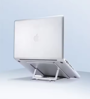 Verstelbare Laptopstandaard – Grijs & Ventilatievriendelijk