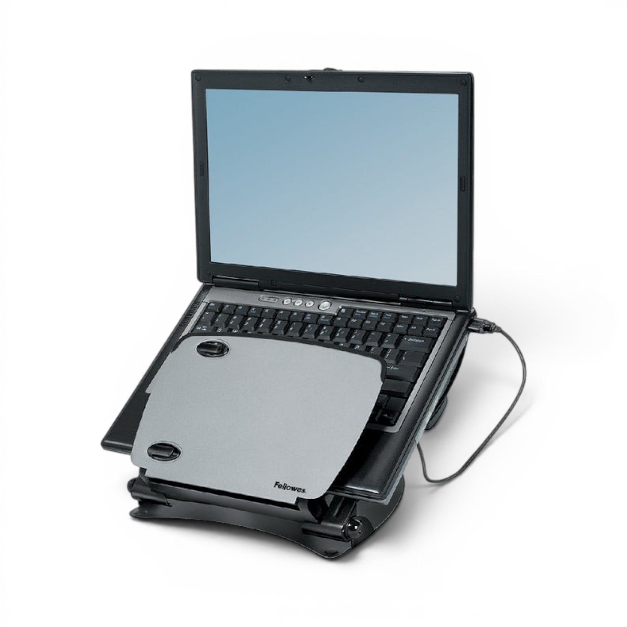 Laptopstandaard Professional series metaal + USB
