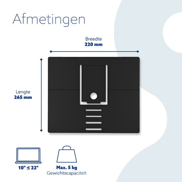 Laptopstandaard R-Go Riser Attachable