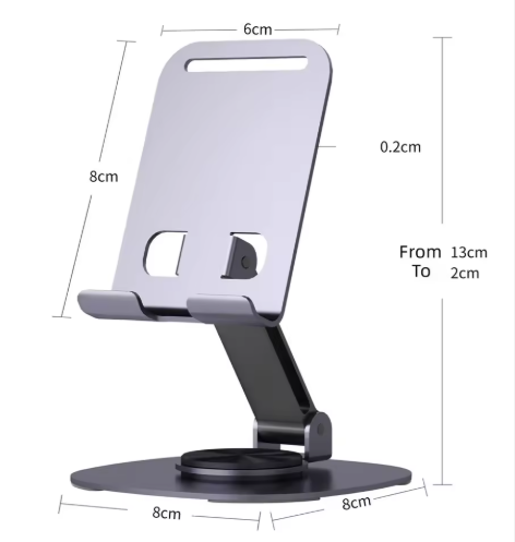 Verstelbare Telefoonstandaard – Zwart & Elegant