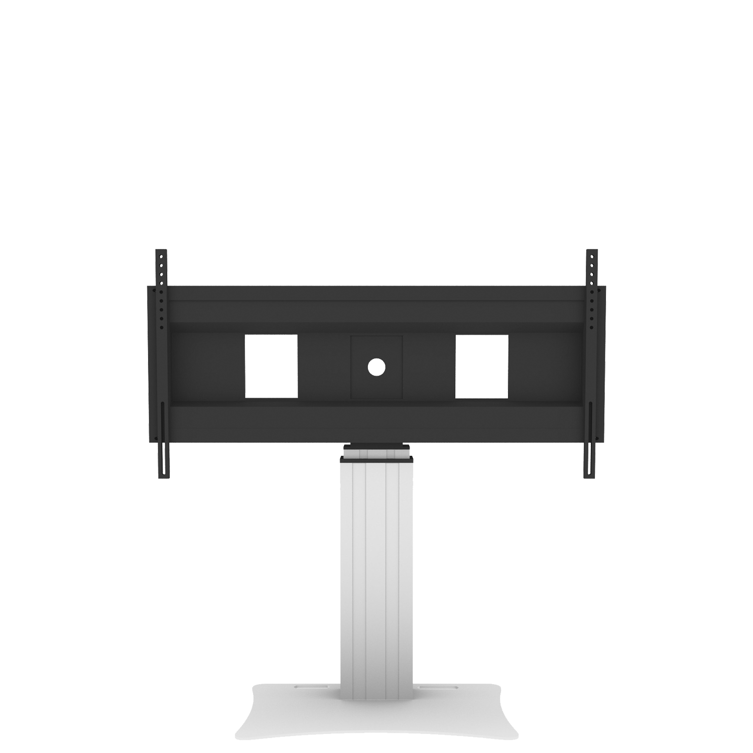 Elektrisch in hoogte verstelbare XL monitorstandaard, 50 cm slag