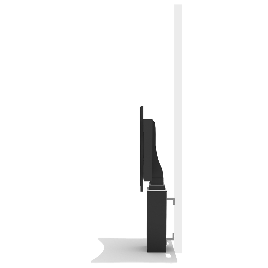 Elektrisch in hoogte verstelbare monitorstandaard met 70 cm slag