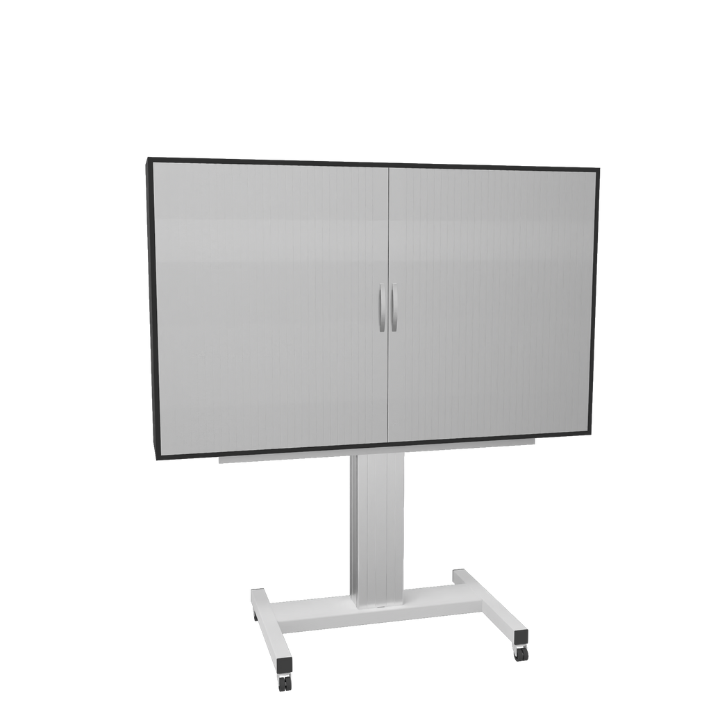 Verrijdbaar, elektrisch hoogte verstelbaar TV kast 199-249 cm voor 60 tot 65 inch schermen