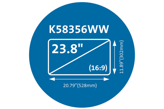 Privacyfilter Kensington MagPro 23.8 inch 16:9