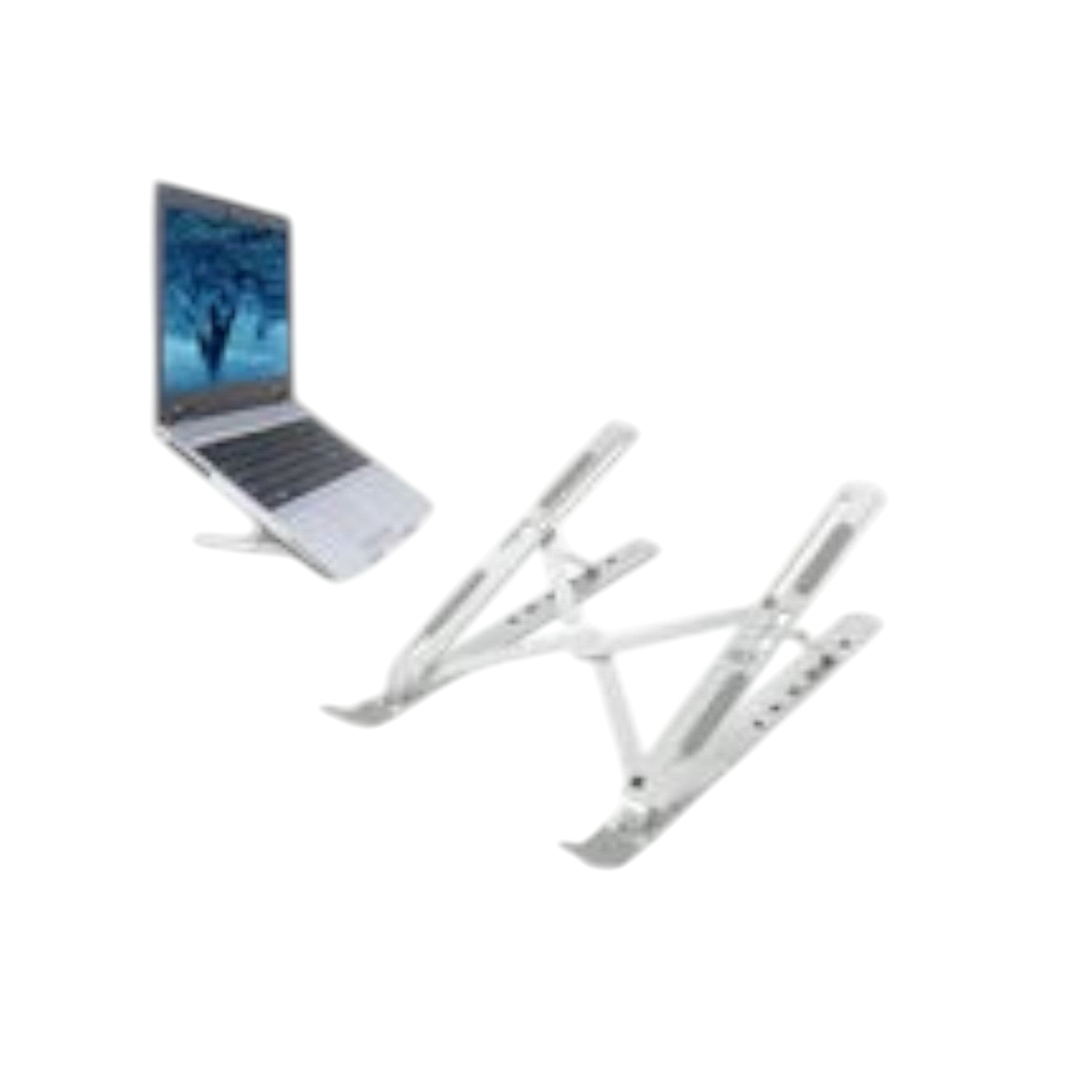 ACT Laptopstandaard aluminium, opvouwbaar, hoogte verstelbaar in 6 standen
