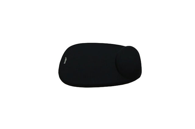 Muismat Kensington met polsondersteuning foam zwart