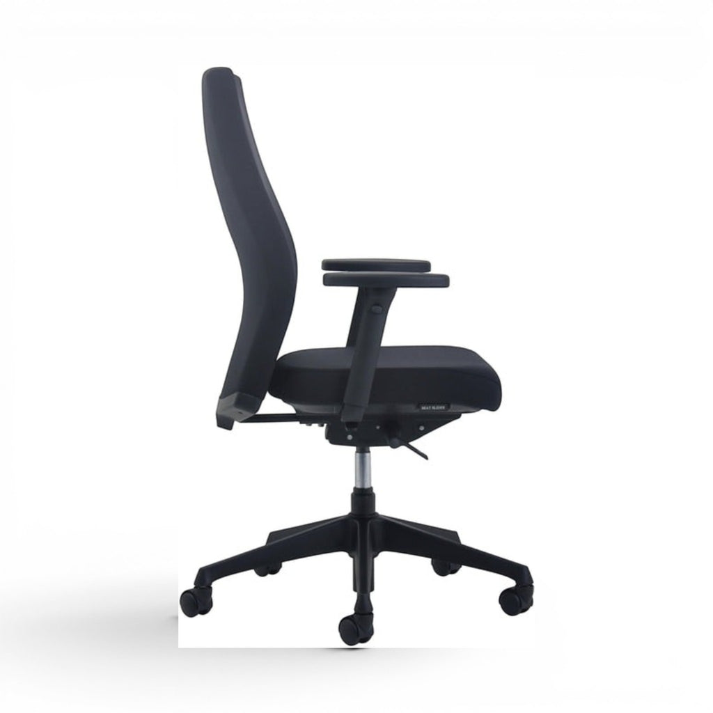 Bureaustoel Euroseats Torino zwart