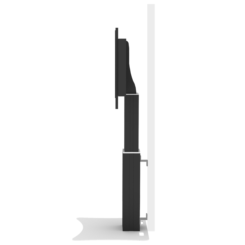 Elektrisch in hoogte verstelbare XL monitorstandaard, 50 cm slag