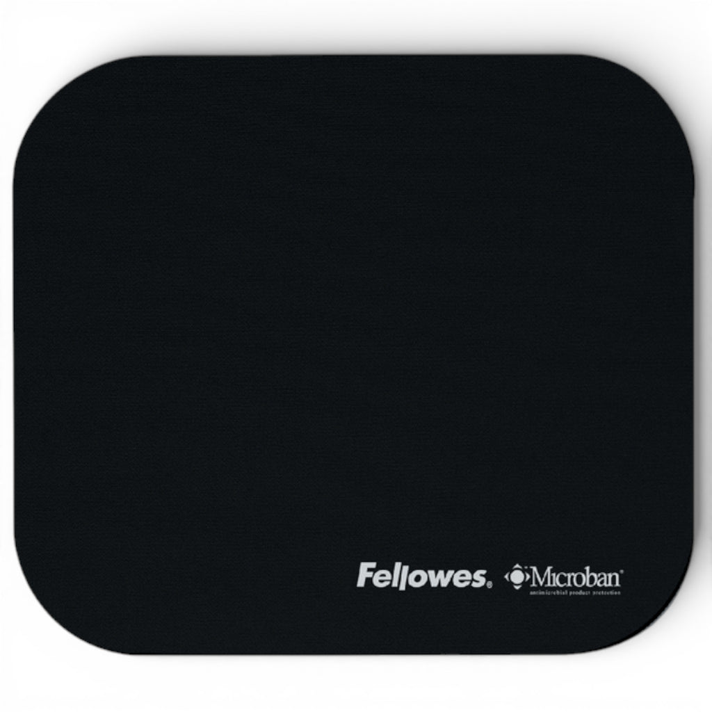 Muismat Fellowes microban antibacterieel zwart