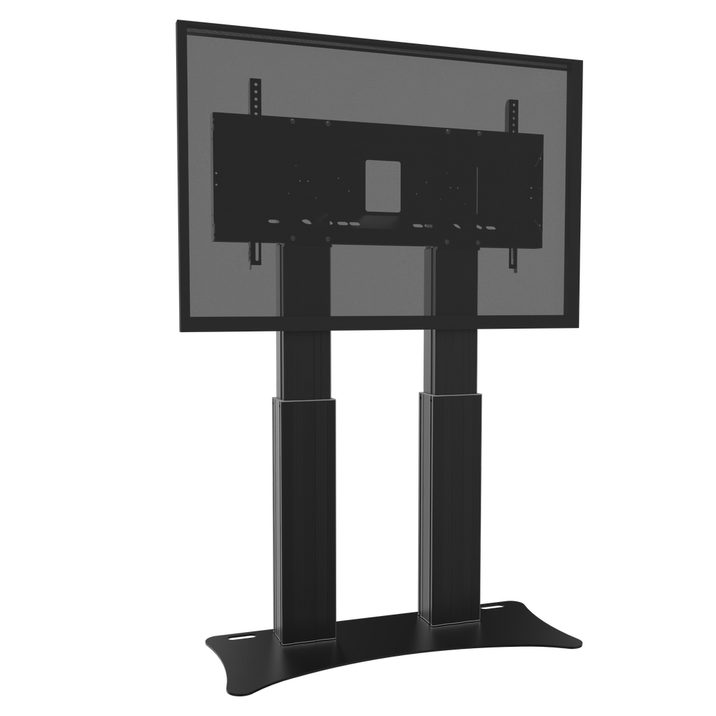 Elektrisch in hoogte verstelbare heavy duty XL monitorstandaard met 50 cm slag