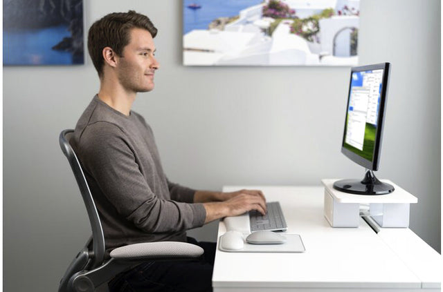 Muismat Kensington ergosoft met polssteun grijs