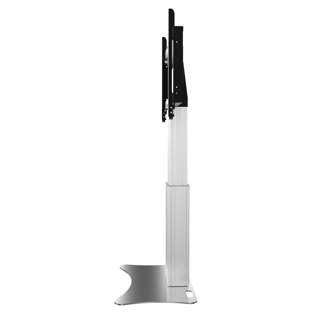 Elektrisch in hoogte verstelbare displaystandaard met 50 cm slag