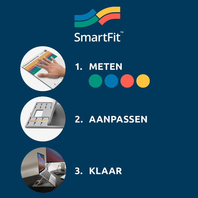 Monitorstandaard Kensington SmartFit grijs