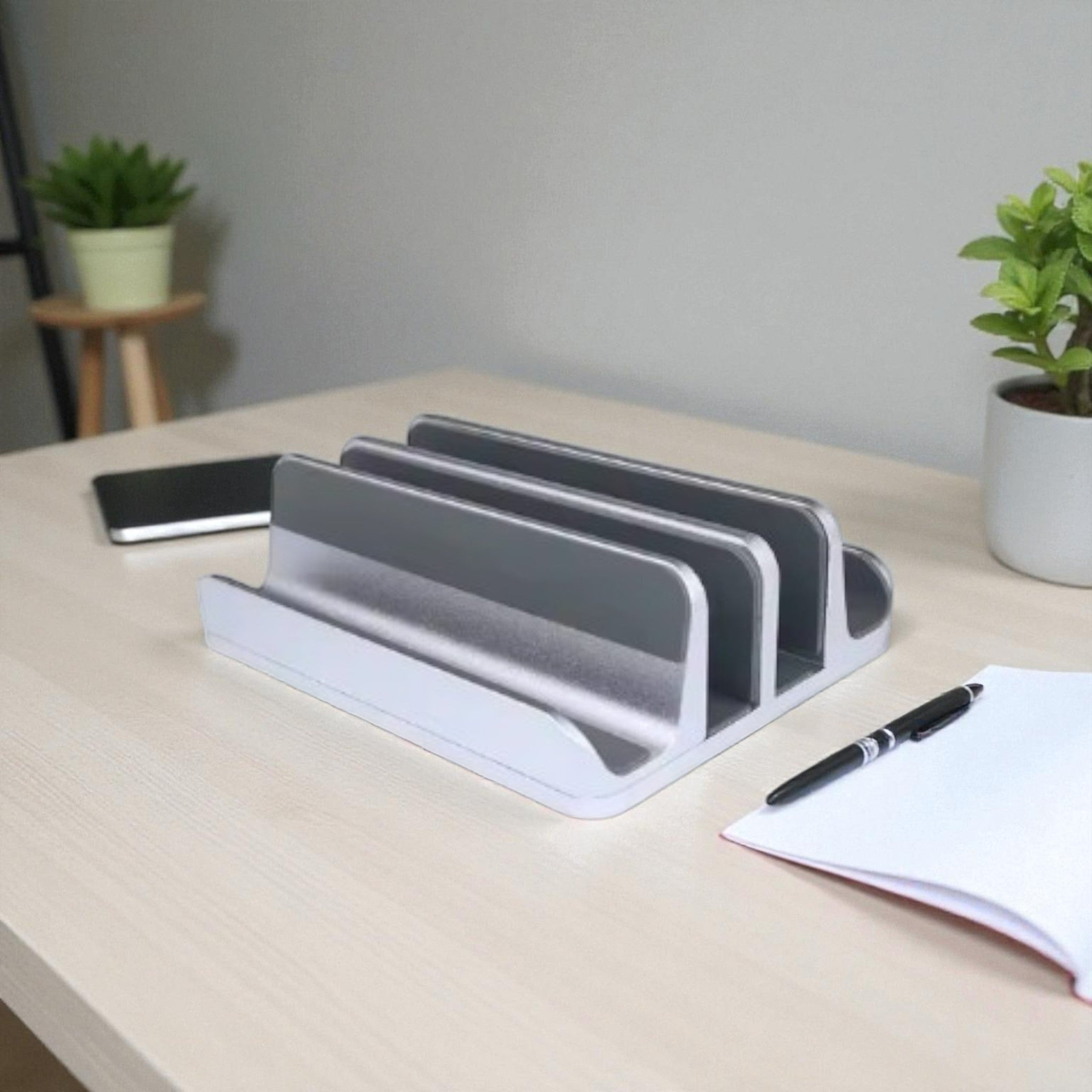 Verstelbare Laptophouder grijs