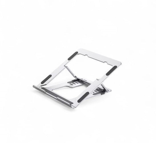 Verstelbare Laptopstandaard – Grijs & Ventilatievriendelijk